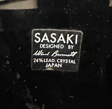 Load image into Gallery viewer, Trio of Etched Crystal Vases by Ward Bennett for Sasaki