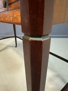 Art Deco Vanity by J.B. Van Sciver with Parquetry Inlay Donald Deskey Style