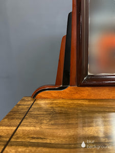Art Deco Vanity by J.B. Van Sciver with Parquetry Inlay Donald Deskey Style