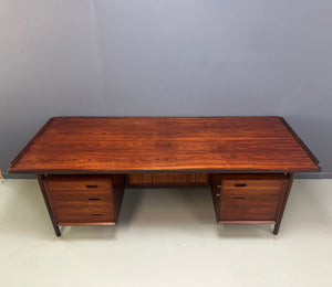 Arne Vodder Rosewood Executive Desk 207 for Sibast, Denmark, 1960s