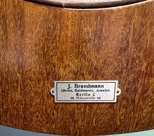 Load image into Gallery viewer, Art Deco J. Brandmann of Berlin Long Case Chiming Clock, Circa 1930s