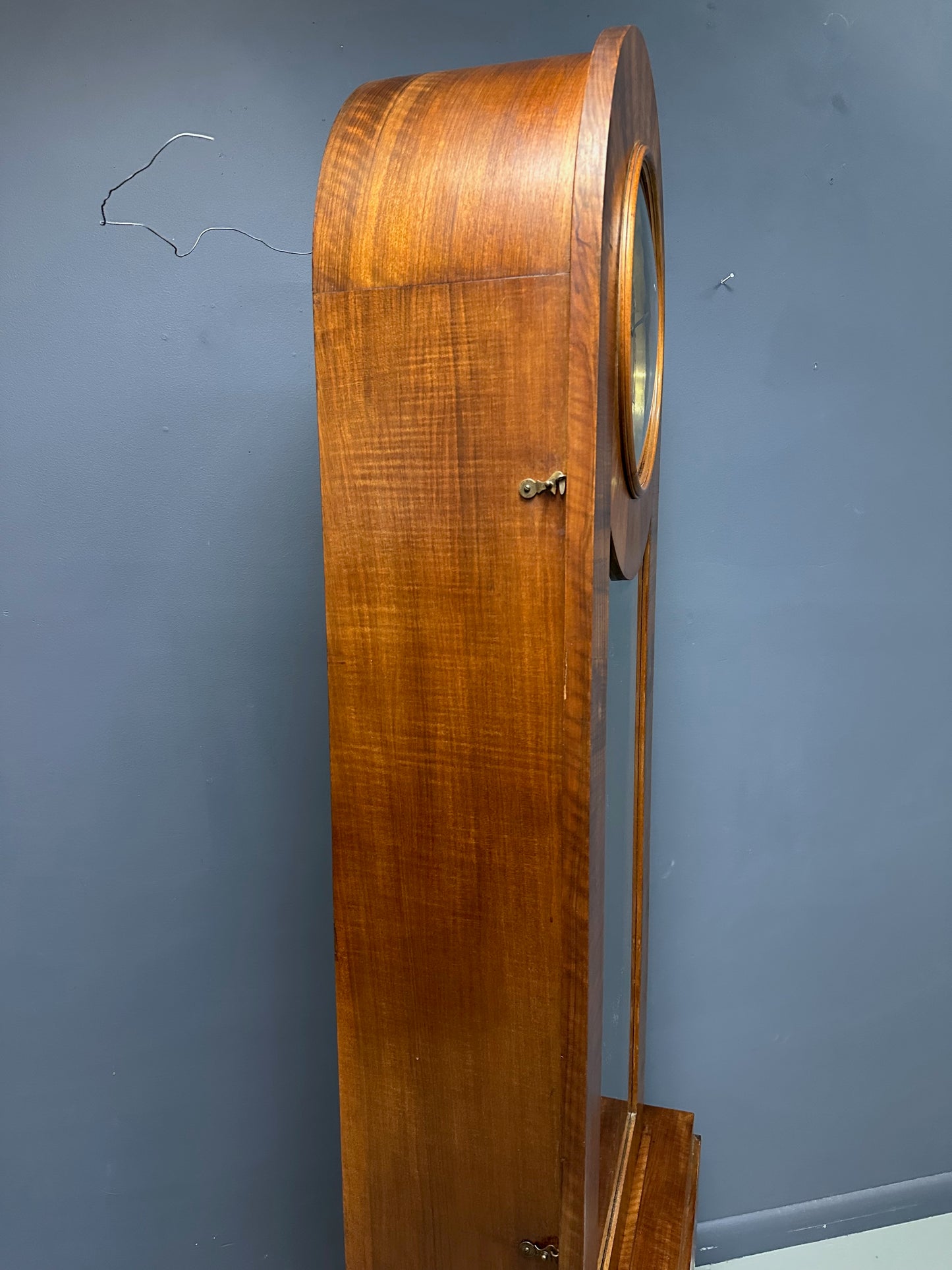 SOLD – Art Deco J. Brandmann of Berlin Long Case Chiming Clock, Circa 1930s