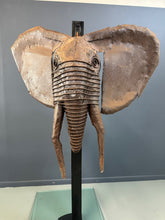 Load image into Gallery viewer, Metal Elephant Head Sculpture by by Renown Kenyan Artist Kioko Mwitiki