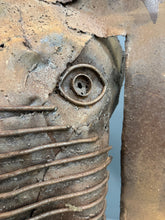 Load image into Gallery viewer, Metal Elephant Head Sculpture by by Renown Kenyan Artist Kioko Mwitiki