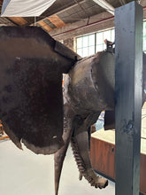 Load image into Gallery viewer, Metal Elephant Head Sculpture by by Renown Kenyan Artist Kioko Mwitiki