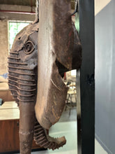 Load image into Gallery viewer, Metal Elephant Head Sculpture by by Renown Kenyan Artist Kioko Mwitiki