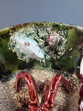 Load image into Gallery viewer, Vintage Majolica Jose Alvaro Lobster Plate, Caldas Da Rainha Portugal C 1930