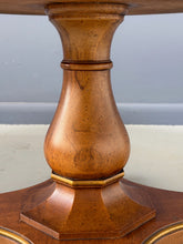 Load image into Gallery viewer, Henredon Mid-Century Fossil Stone Coffee Table with Pedestal Base