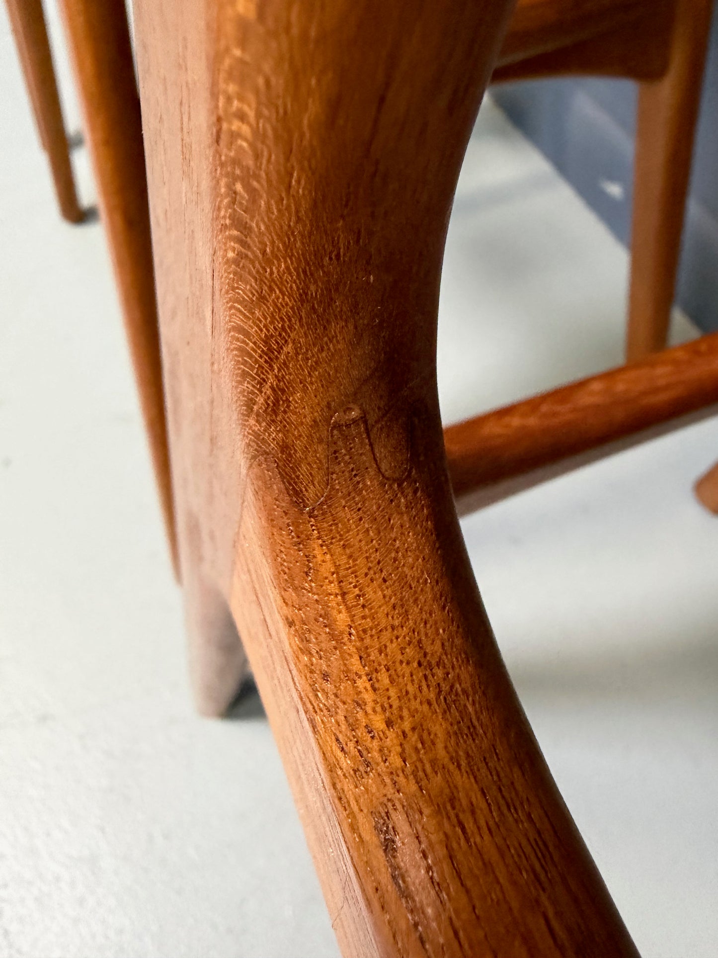 SOLD – Trio of Model OD-61 Bar Stools by Erik Buch for O.D. Mobler, Denmark, c. 1960's