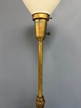Load image into Gallery viewer, Impressive Ceramic and Brass Table Lamp by Edwin Cole for Stiffel