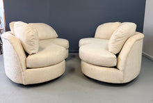Load image into Gallery viewer, Pair of Custom 1980s Curved Loveseats for Classic Gallery Mid Century