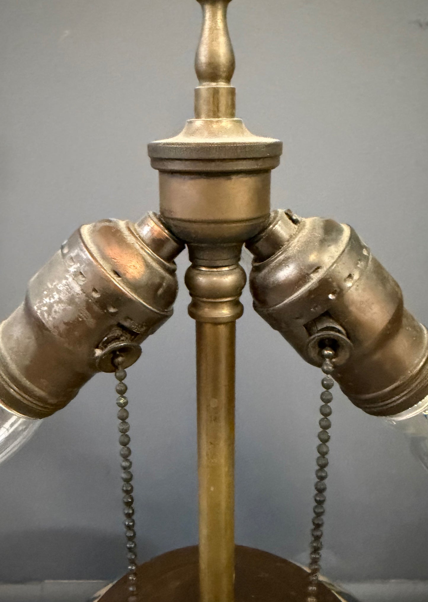 Middle Eastern Qajar Vase Converted to a Table Lamp, Late 1800s to Early 1900s