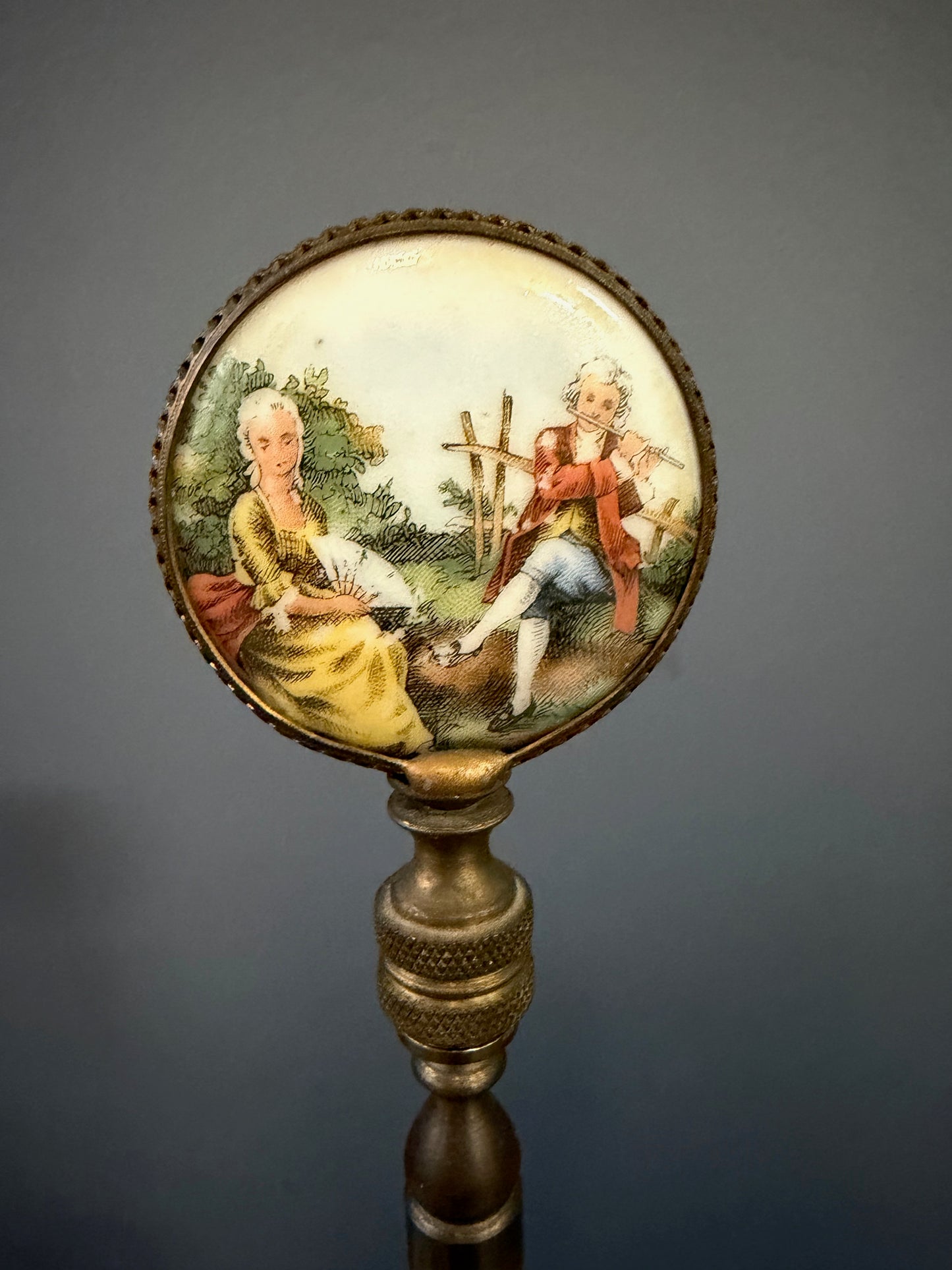 Middle Eastern Qajar Vase Converted to a Table Lamp, Late 1800s to Early 1900s