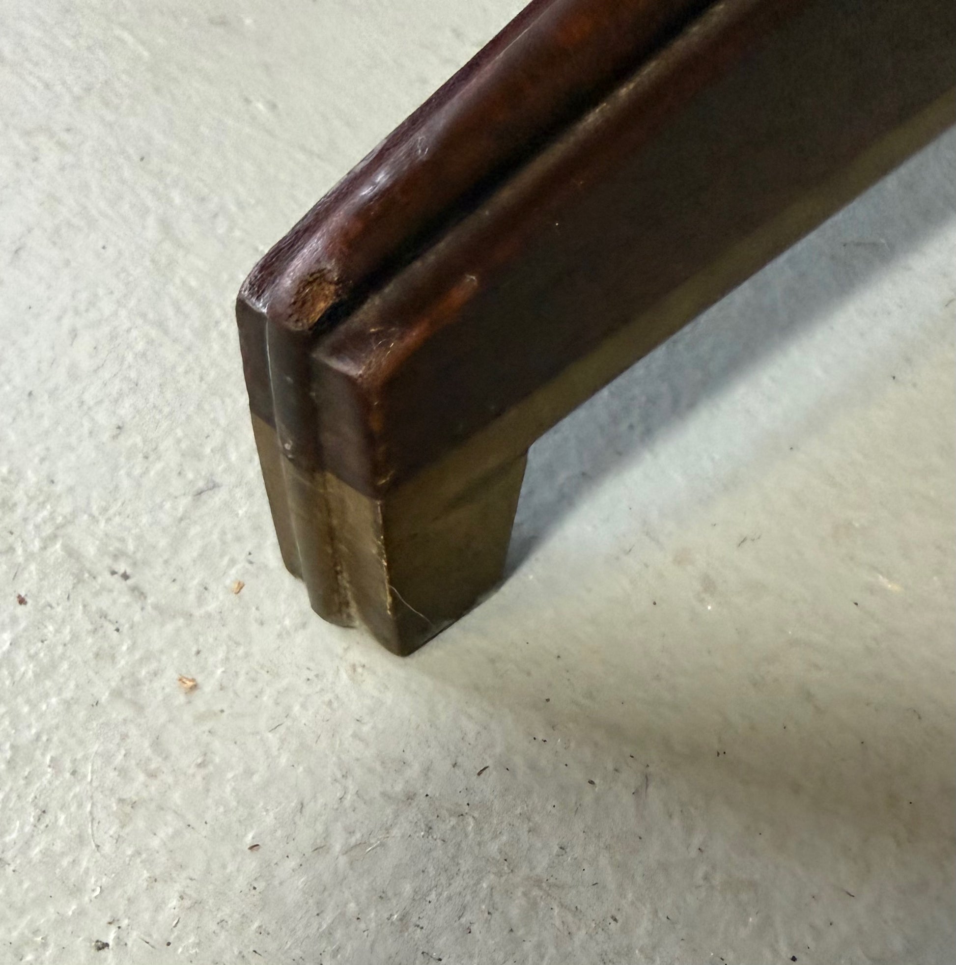 Edward Wormley Model #5928 “A” Table for Dunbar, Walnut, Brass, and Terrazzo Top