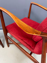 Load image into Gallery viewer, Pair of Finn Juhl NV #45 Chairs in Walnut by Baker Circa 1955 Mid Century