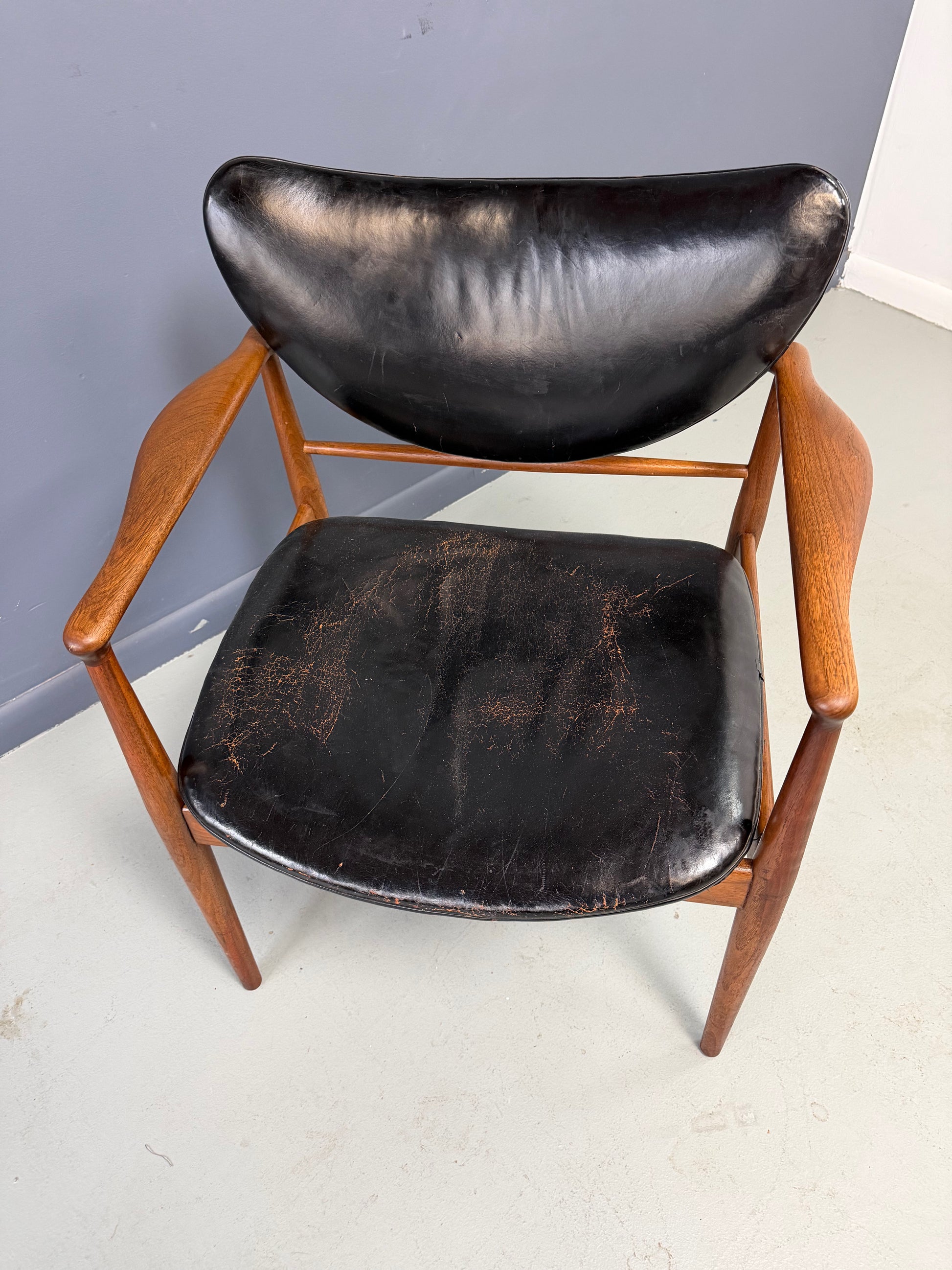 Finn Juhl NV #48 Chair for Niels Vodder Mid Century