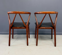 Load image into Gallery viewer, Henning Kjærnulf Model 255 Dining Chair in Rosewood for Bruno Hansen Mid Century