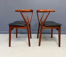 Load image into Gallery viewer, Henning Kjærnulf Model 255 Dining Chair in Rosewood for Bruno Hansen Mid Century