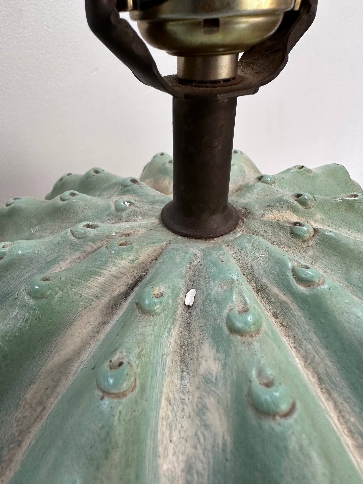 SOLD – Post Modern Pair of Bon Art Cactus Plaster Table Lamps Southwestern Style