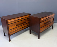 Load image into Gallery viewer, Edward Wormley for Dunbar Furniture Model #5911 Gentleman’s Chests, a Pair Original Finis