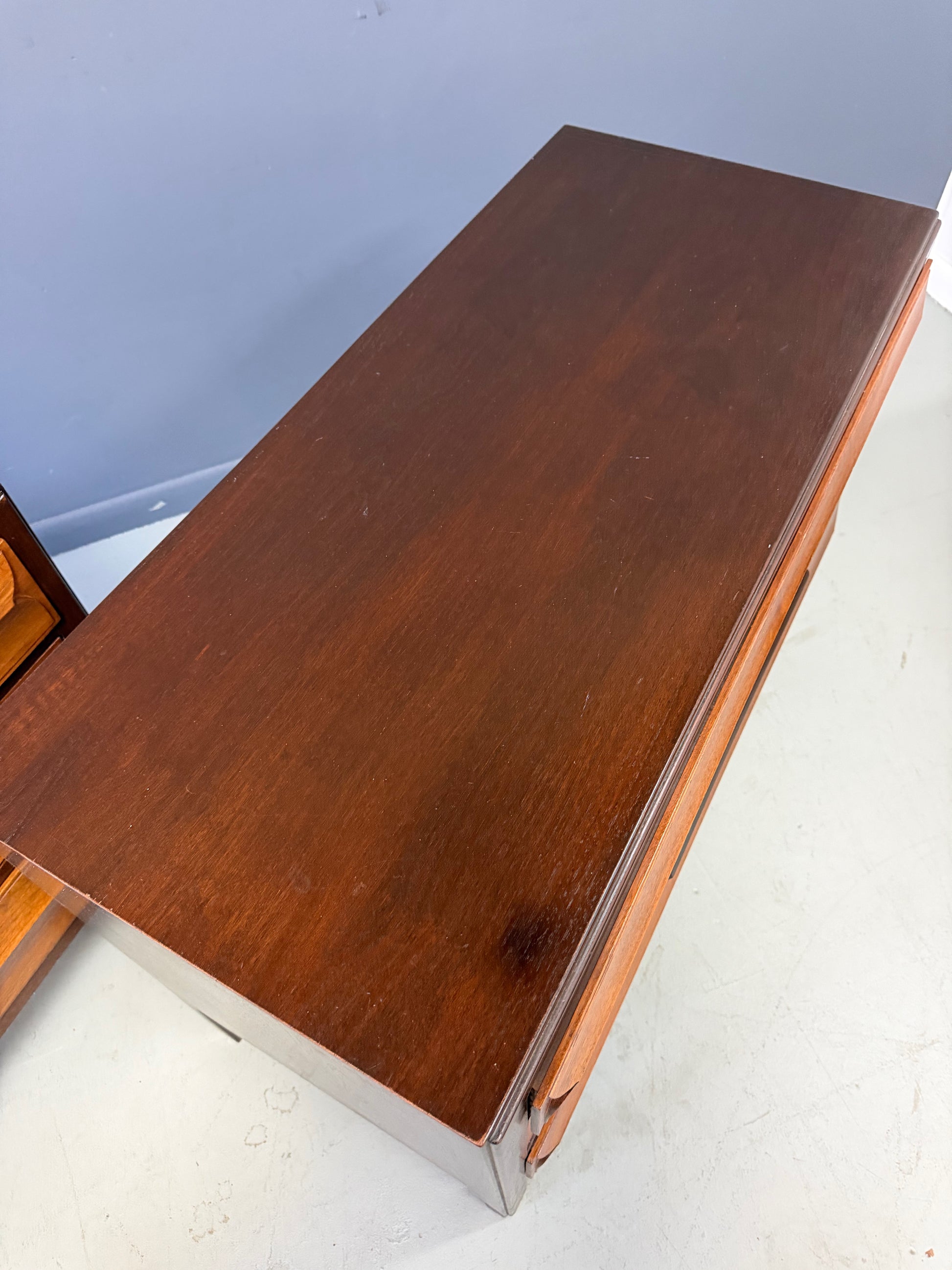 Edward Wormley for Dunbar Furniture Model #5911 Gentleman’s Chests, a Pair Original Finis
