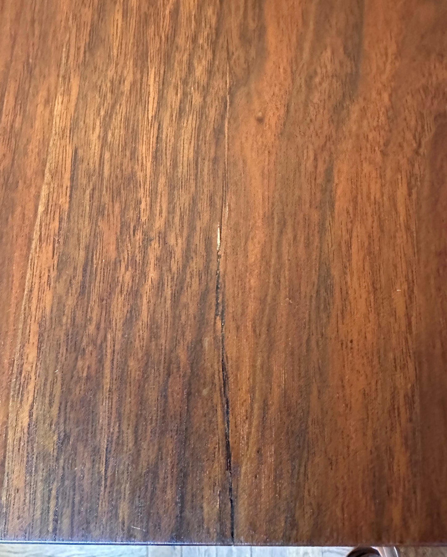 SOLD – George Nakashima 8' Dining Table in Bookmatched Walnut with 5 Rosewood Butterfly