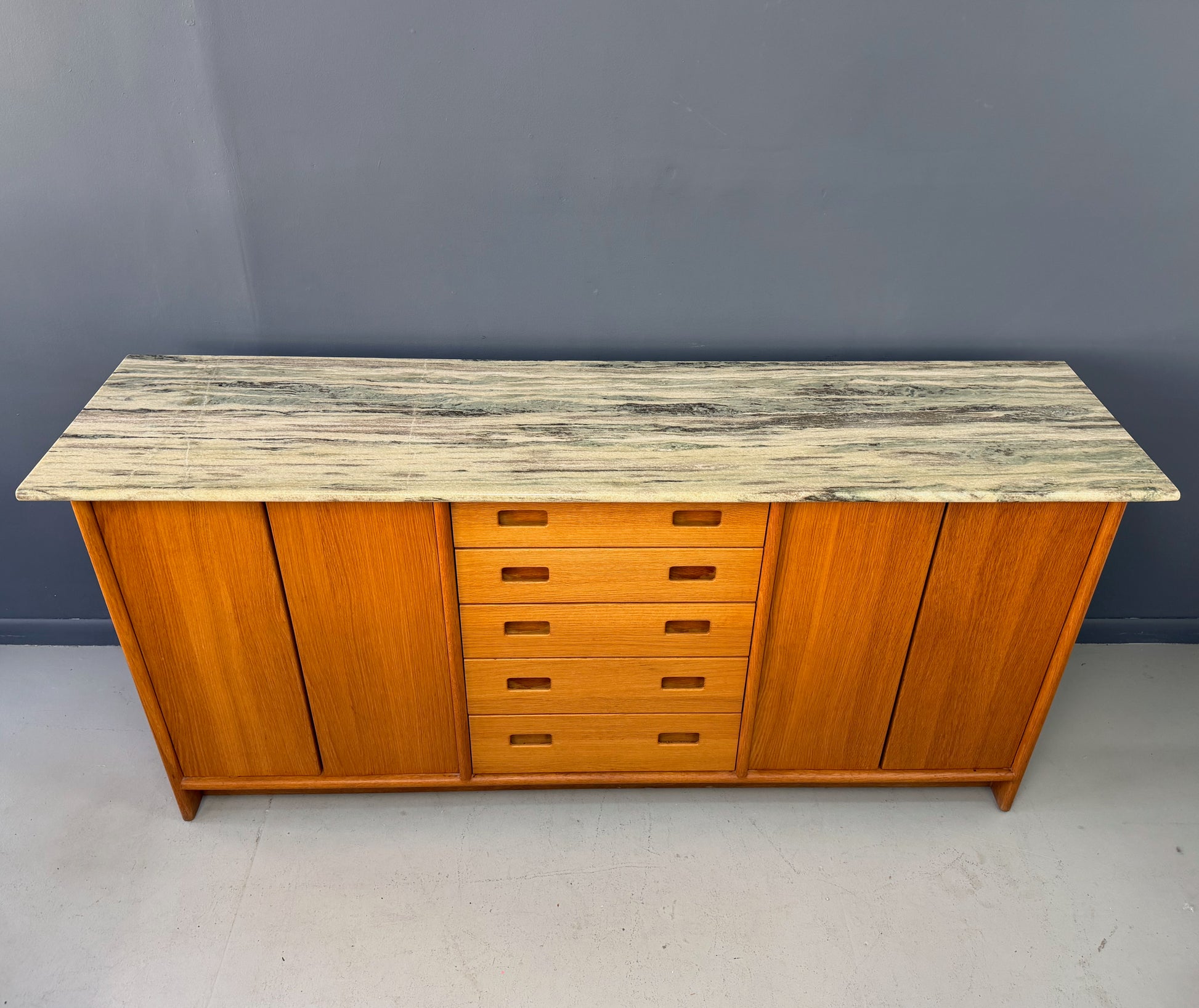 American Studio White Oak Sideboard / Bar Cabinet United States, circa 1958–1965
