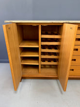 Load image into Gallery viewer, American Studio White Oak Sideboard / Bar Cabinet United States, circa 1958–1965