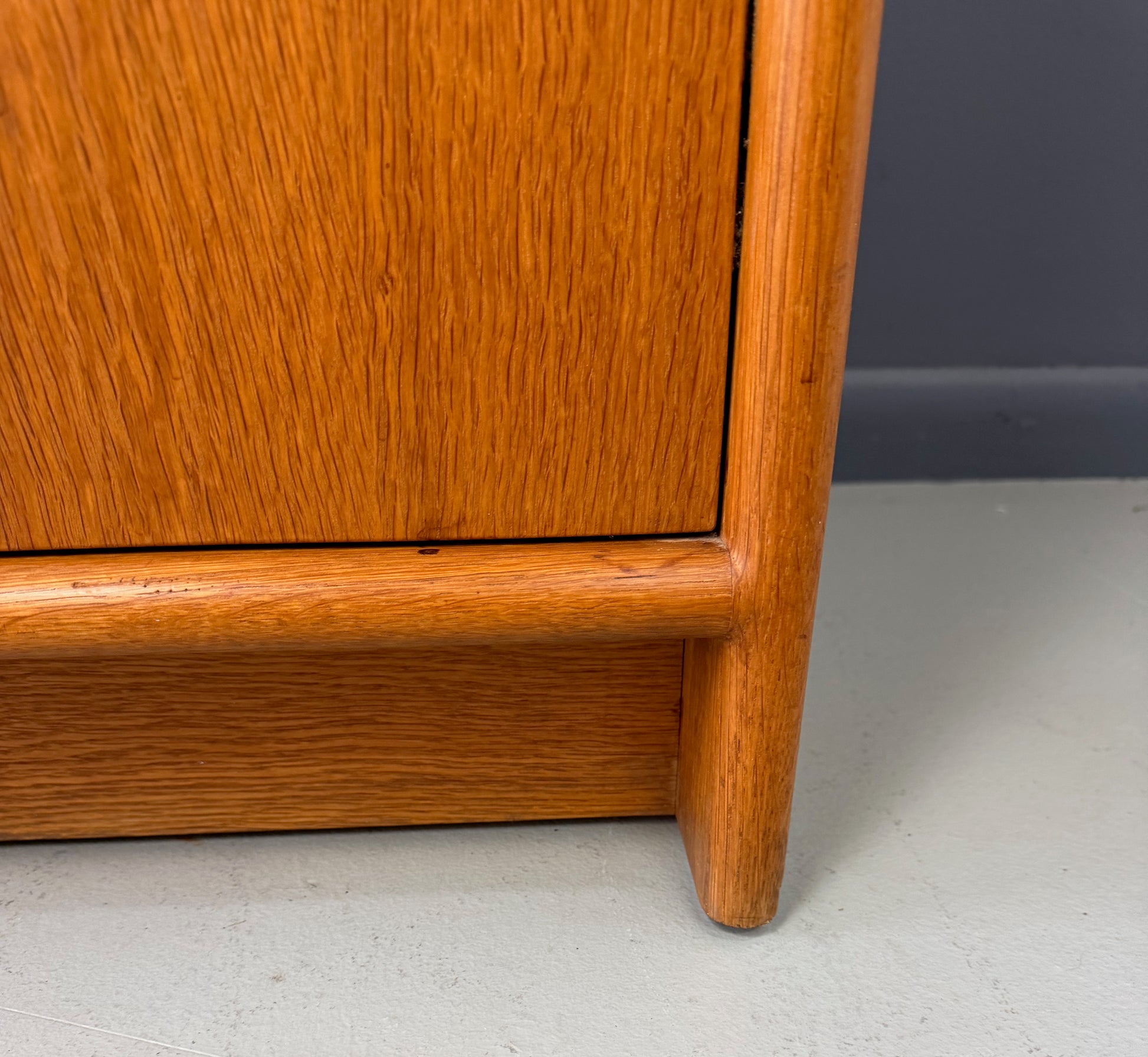 American Studio White Oak Sideboard / Bar Cabinet United States, circa 1958–1965