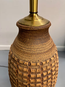 Ceramic Table Lamp by California Potter Bob Kinzie Mid Century