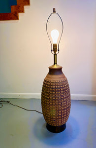 Ceramic Table Lamp by California Potter Bob Kinzie Mid Century