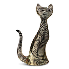 Load image into Gallery viewer, Midcentury Op-Art Lucite Cat Sculpture by Artist Abraham Palatnik