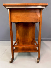 Load image into Gallery viewer, John Widdicomb Bar Cart by Dale Ford with Expanding Top