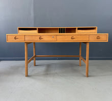 Load image into Gallery viewer, Vintage 1970s Danish Peter Lovig Mid Century Modern Desk in White Oak