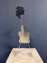 Load image into Gallery viewer, The Test” by William Dickey King – Aluminum Figural Sculpture Mid Century