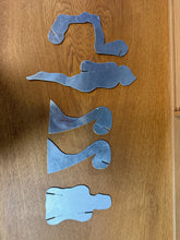 Load image into Gallery viewer, The Test” by William Dickey King – Aluminum Figural Sculpture Mid Century