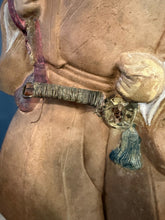 Load image into Gallery viewer, Early 19th Century Edo Period Japanese Polychrome Ceramic Samurai Figure with Gunbai Fan