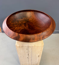 Load image into Gallery viewer, Bruce Mitchell Claro Walnut Turned Bowl, 1981 – Sculptural Studio Wood Vessel
