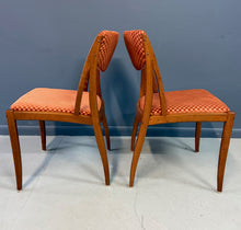 Load image into Gallery viewer, Barney Flagg for Drexel Midcentury Walnut Dining Chairs set of Six