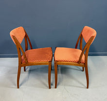Load image into Gallery viewer, Barney Flagg for Drexel Midcentury Walnut Dining Chairs set of Six