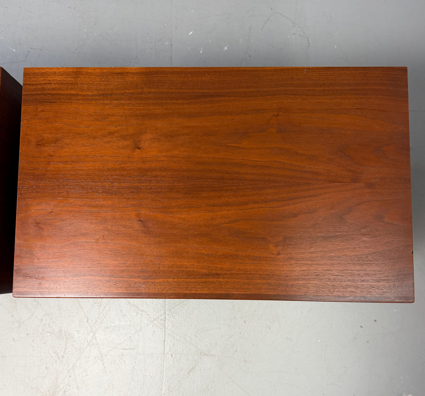 Pair Cane-Front Walnut Nightstands by Arne Vodder for Vamo Sønderborg