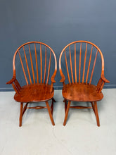 Load image into Gallery viewer, Set of Nine Hunt Country Continuous Bow Dining Chairs 2 Armchairs &amp; 7 Side Chair