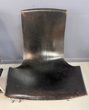 Load image into Gallery viewer, Katavolos, Kelley and Littell for ICF Set of Four T-Chairs in Black Leather