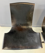 Load image into Gallery viewer, Katavolos, Kelley and Littell for ICF Set of Four T-Chairs in Black Leather