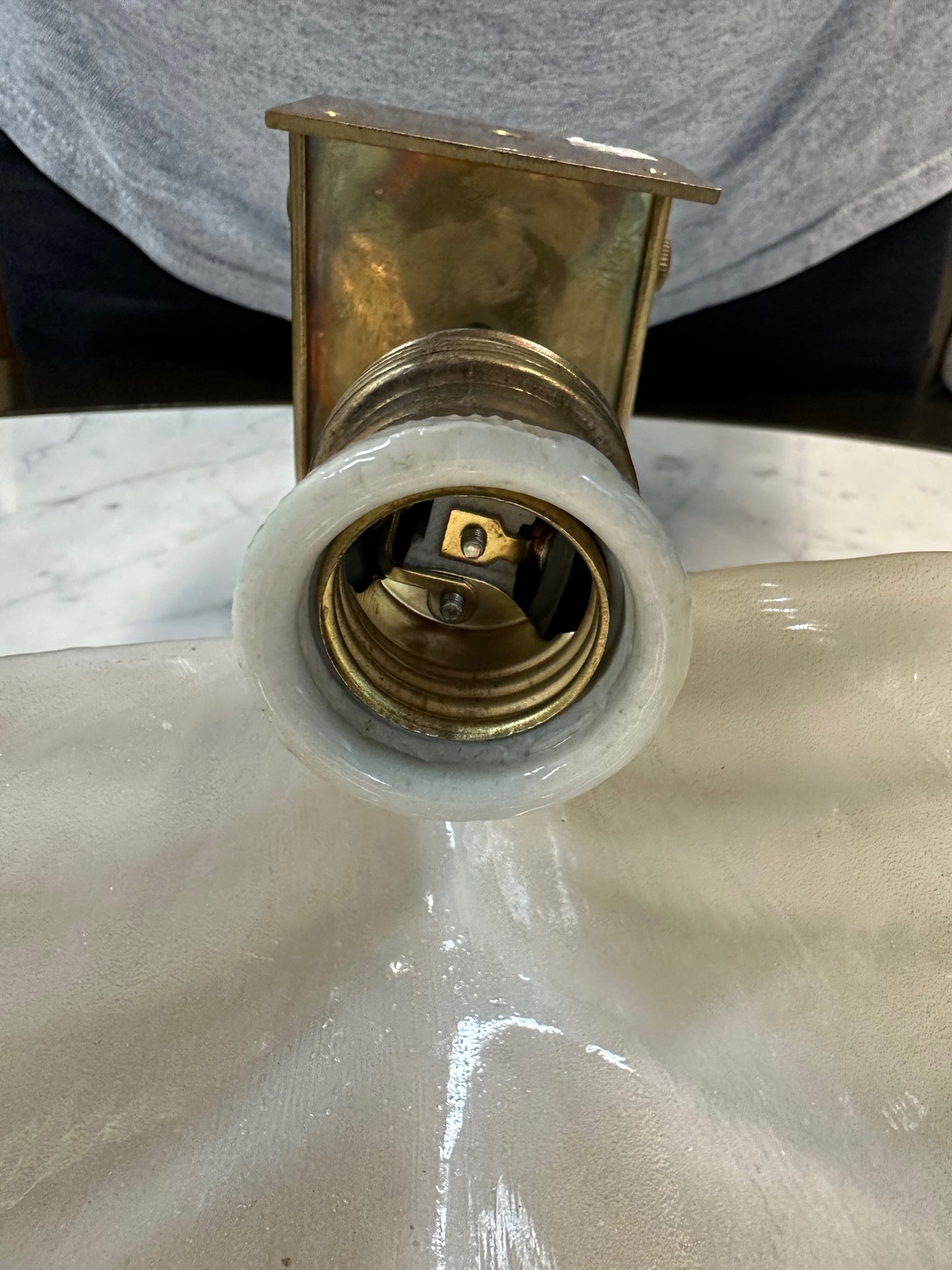Ercole Barovier Glass Leaf Sconce Barovier and Tosa Murano Sconce Mid Century