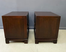 Load image into Gallery viewer, Pair of Tai Ming Burl Wood Nightstands by Drexel, Asian Modern Style, 1970s