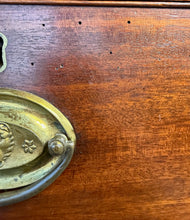 Load image into Gallery viewer, Federal Period Mahogany Chest on Chest with Original Lion Head Brasses, American