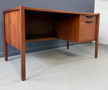 Load image into Gallery viewer, Mid-Century Modern Jens Risom Walnut Writing Desk