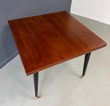 Load image into Gallery viewer, Edward Wormley for Dunbar Flip-Top Expandable Table and Brass Castors