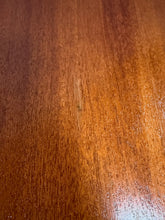 Load image into Gallery viewer, Edward Wormley for Dunbar Flip-Top Expandable Table and Brass Castors